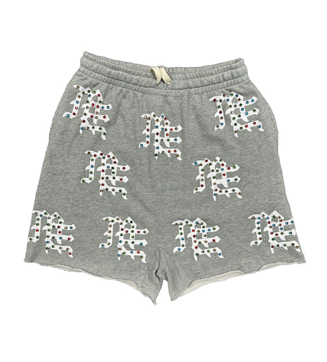 Mixed Emotion ME Logo Fleece Shorts Grey
