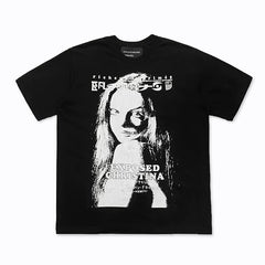 Enfants Riches Déprimés "Exposed Christina" Portrait T-Shirt - Black