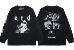 Enfants Riches Déprimés "e r d" Collage Long-Sleeve  - Black