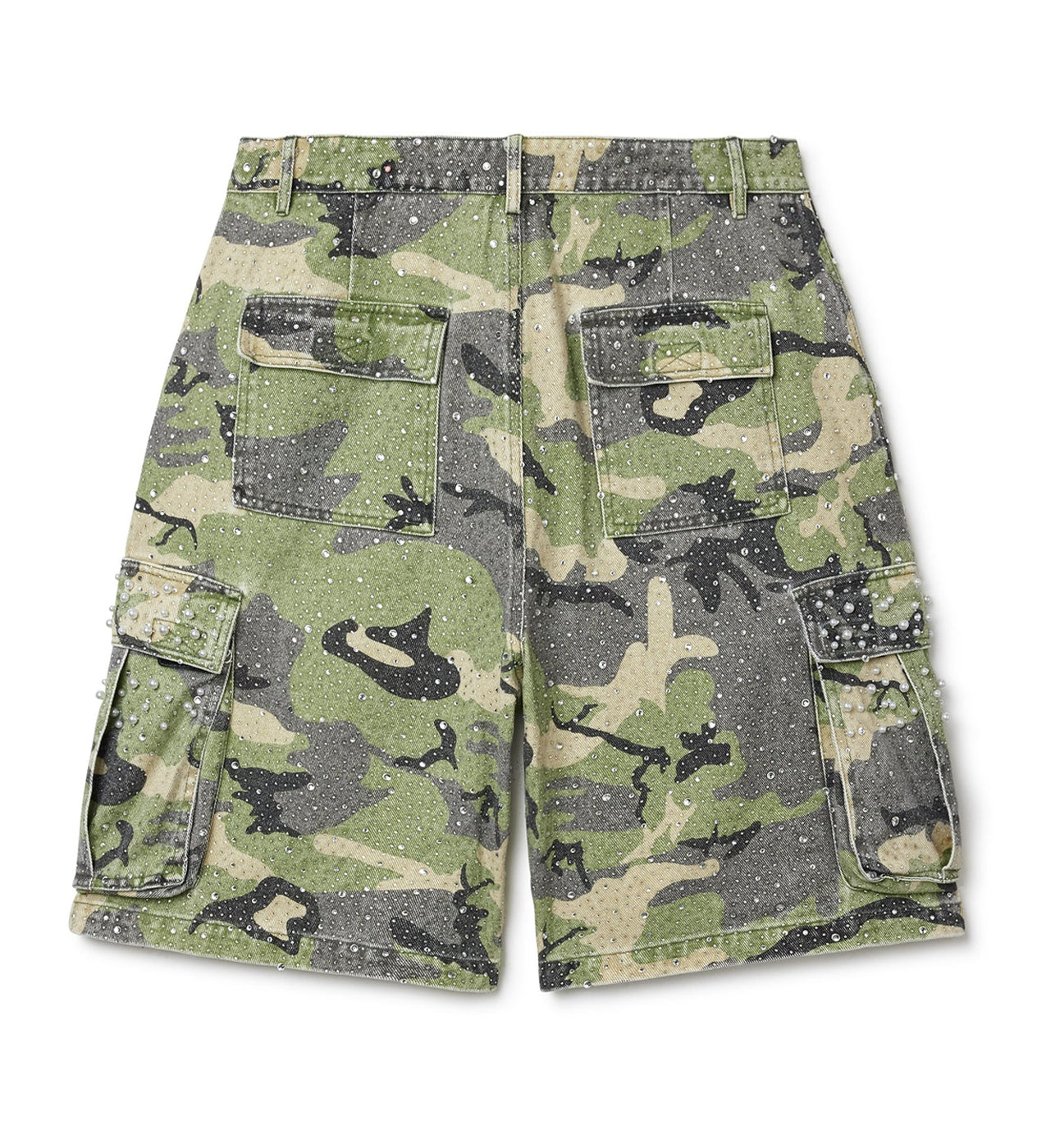 Vale Forever Soulja Camo Shorts Green