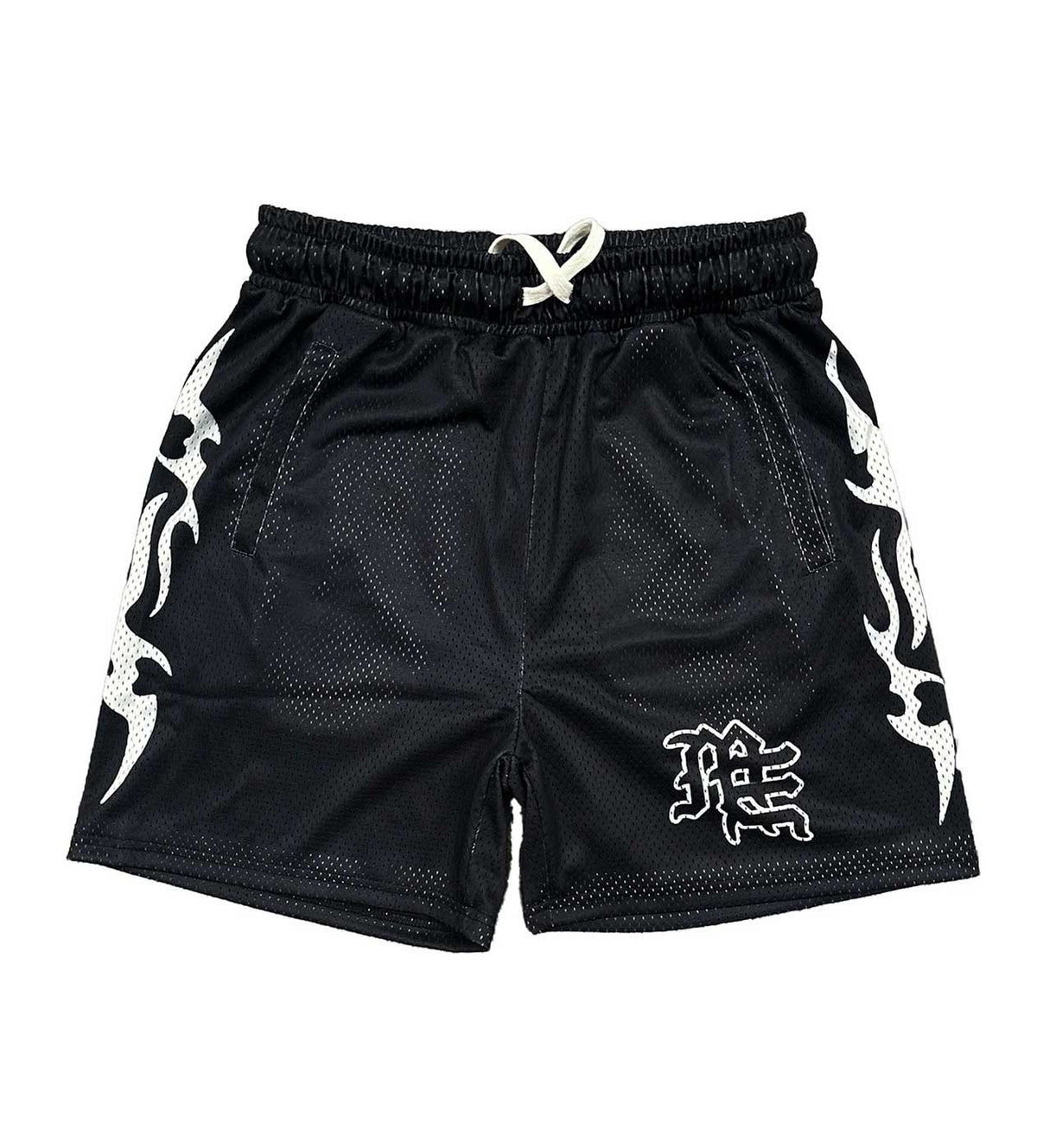 Mixed Emotion Lightning Shorts Black